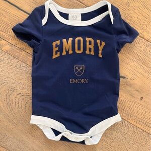 Emory University Baby Onsie 0-3 months Atlanta Georgia Blue